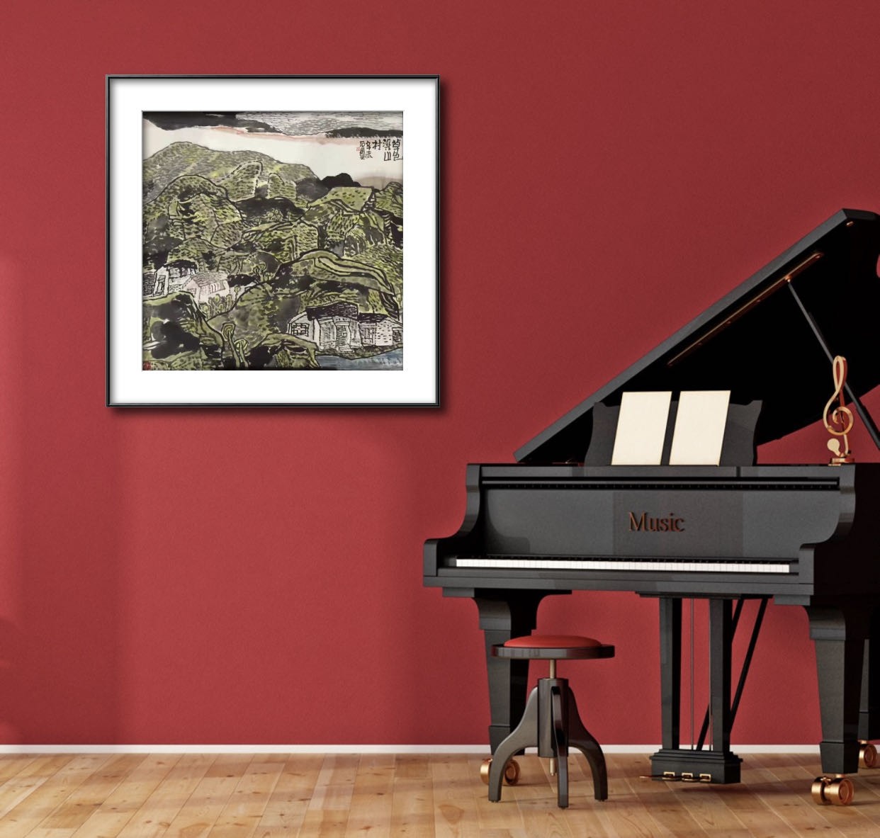 胡汀作品欣赏四—万抹千涂总关情