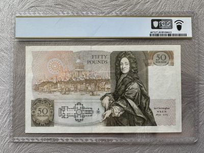 英国纸币 英格兰银行50英镑