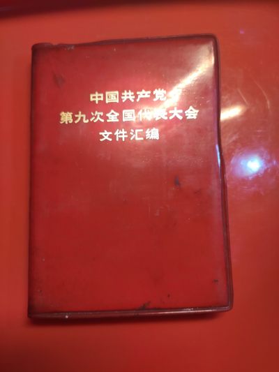 毛林红宝书， 九大