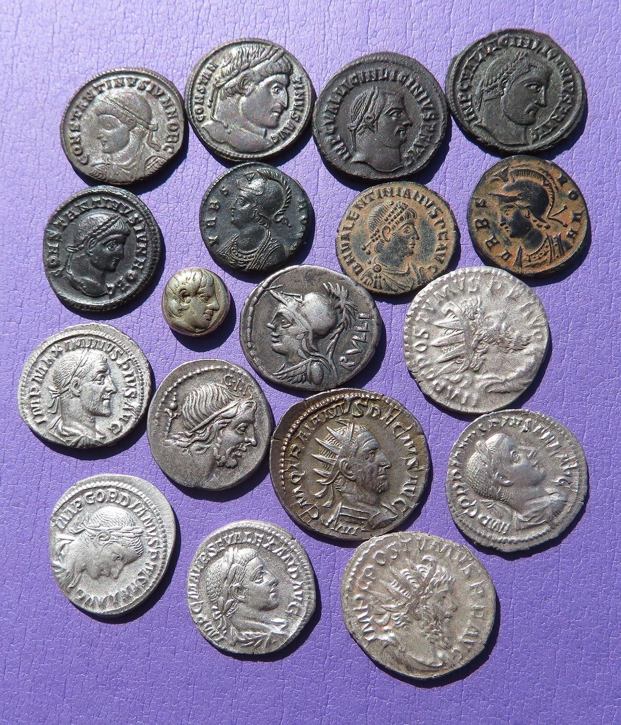 古希腊银币古罗马金币 西方古钱币