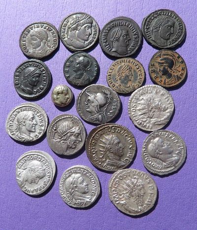 古希腊银币古罗马金币 西方古钱币