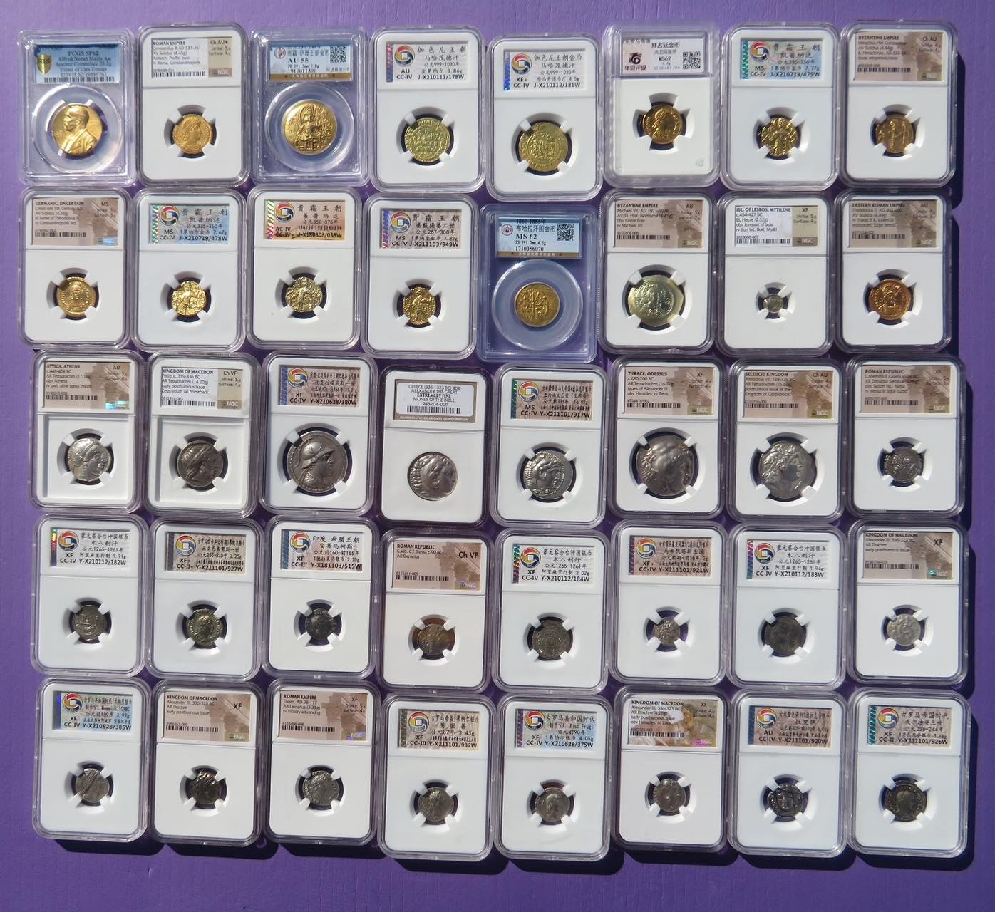 古希腊银币古罗马金币 西方古钱币