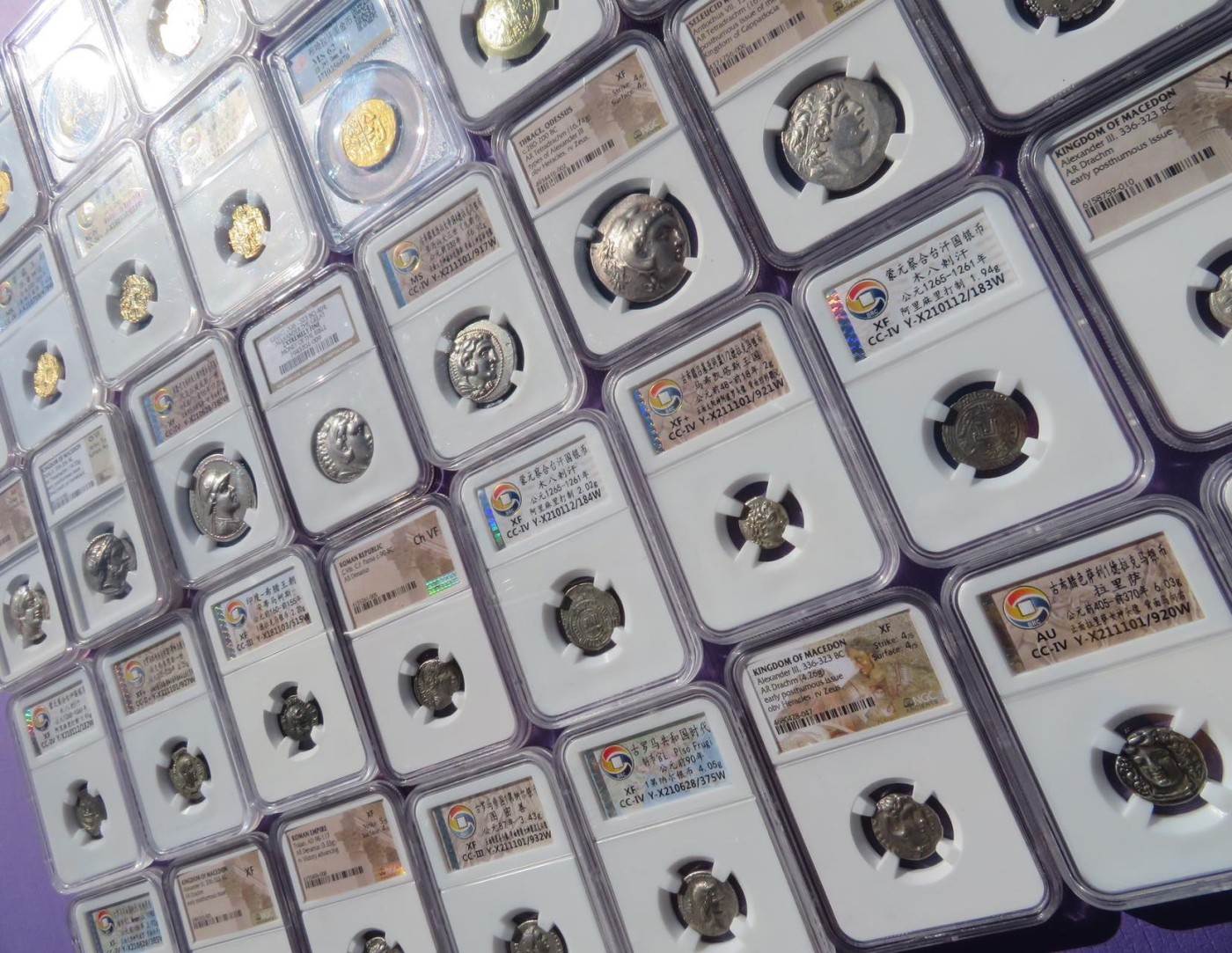 古希腊银币古罗马金币 西方古钱币