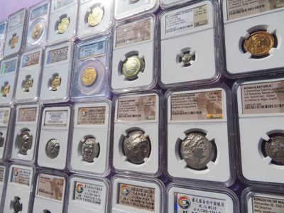 古希腊银币古罗马金币 西方古钱币