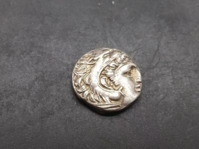 古希腊亚历山大一德拉克马银币