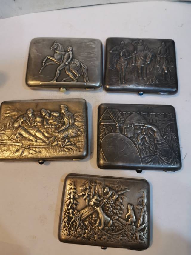 前苏联时期银烟盒 