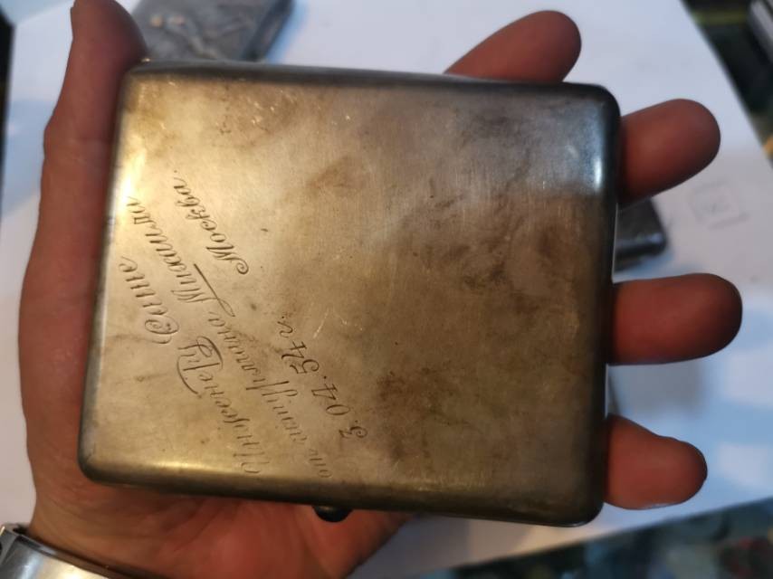 前苏联时期银烟盒 