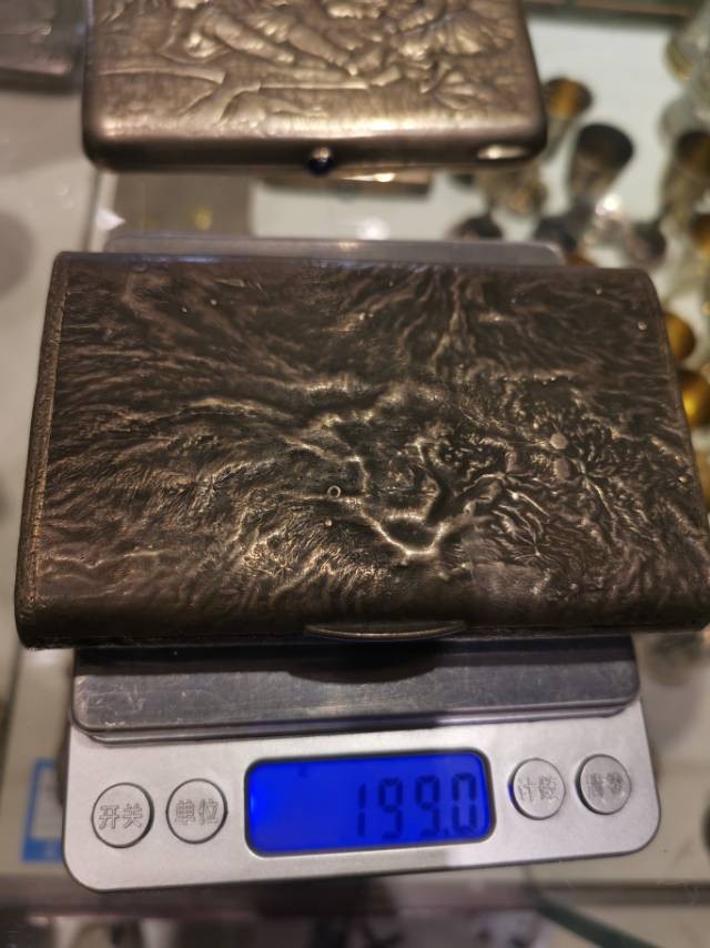 前苏联时期银烟盒 