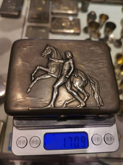 前苏联时期银烟盒 