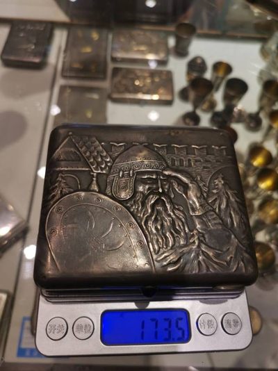 前苏联时期银烟盒 