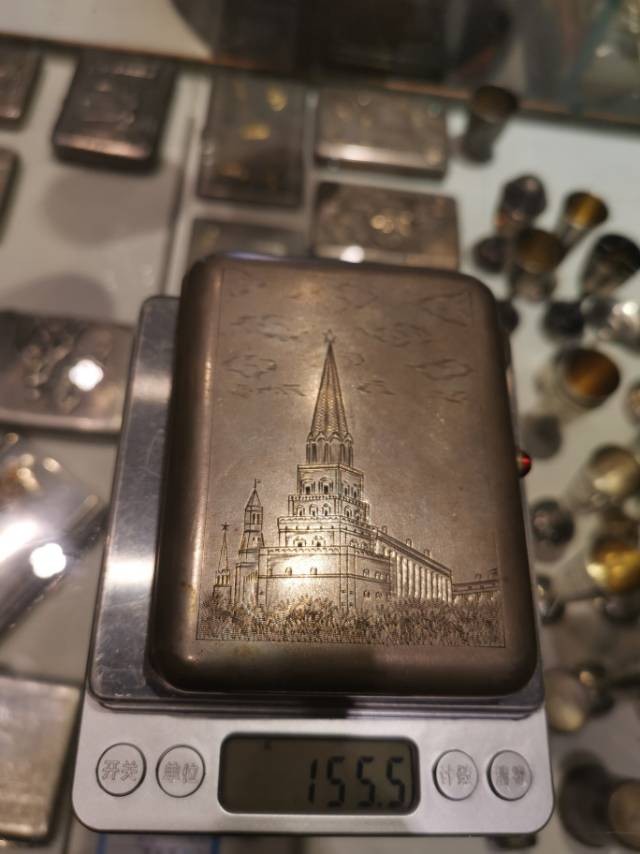 前苏联时期银烟盒 