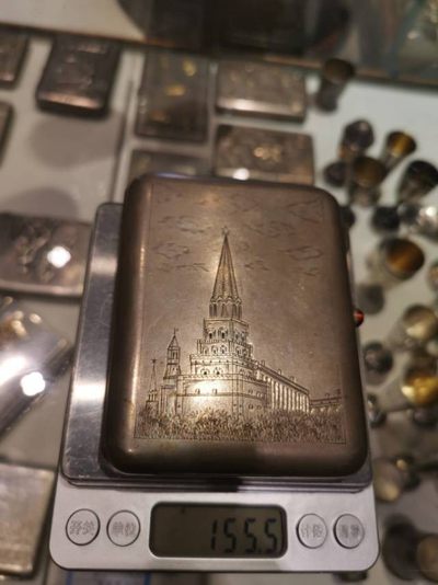 前苏联时期银烟盒 