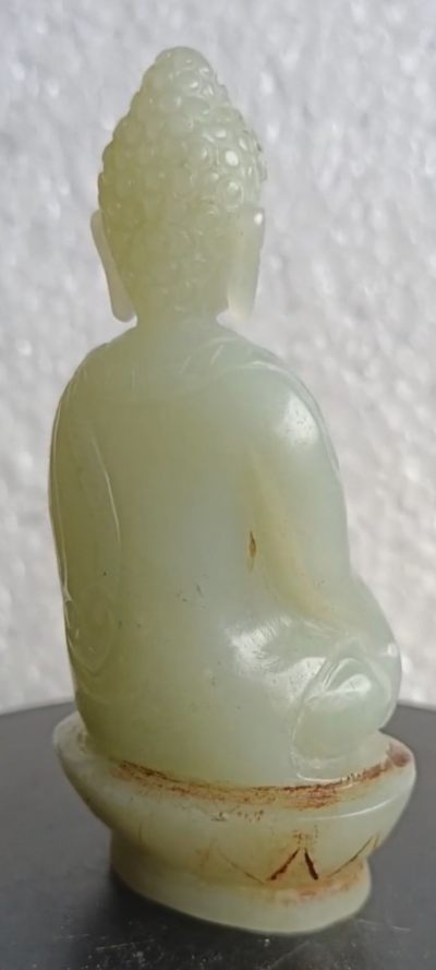 20世纪和田玉玉观音菩萨雕像