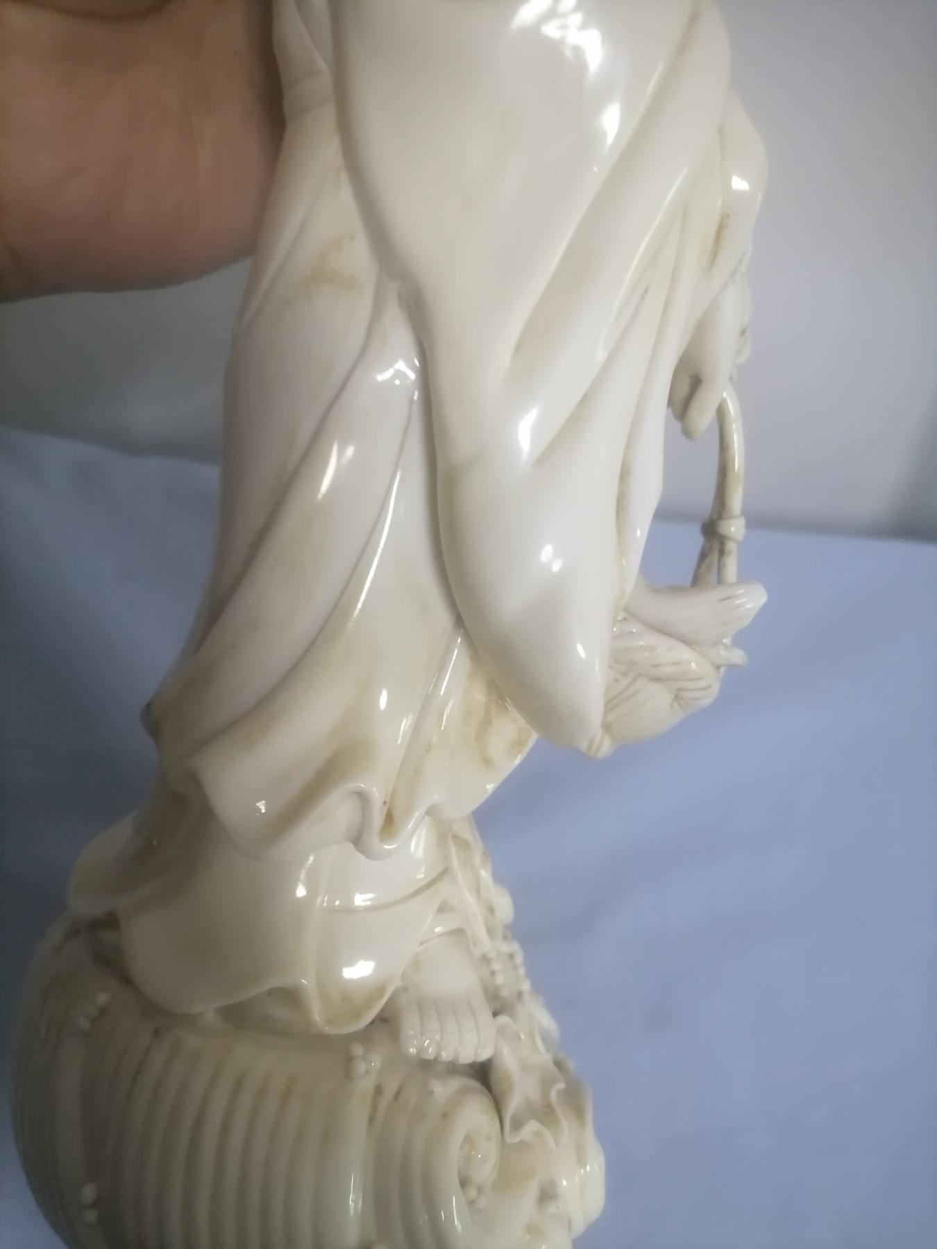 白磁觀音像 何朝宗 置物