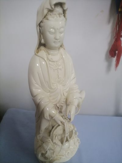 明代何朝宗款观音像