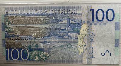 瑞典2016年100克朗