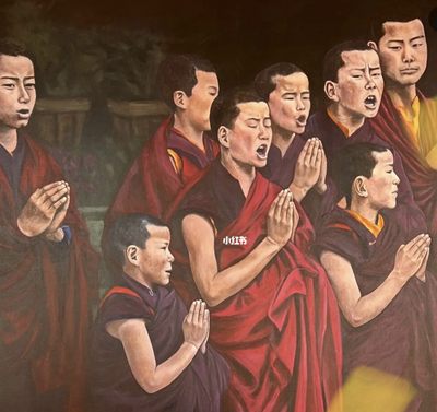 不丹油画、图腾（男根崇拜）