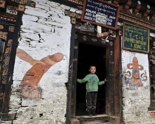 不丹油画、图腾（男根崇拜）