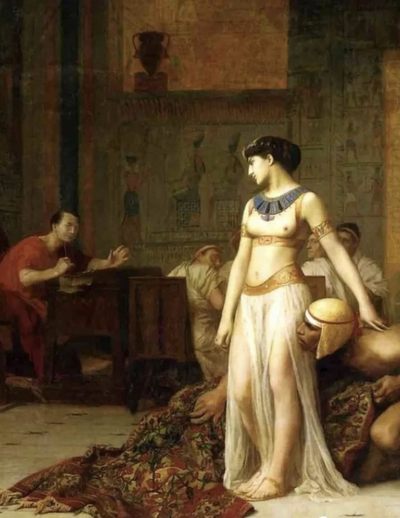 法国画家的作品《埃及艳后和凯撒》