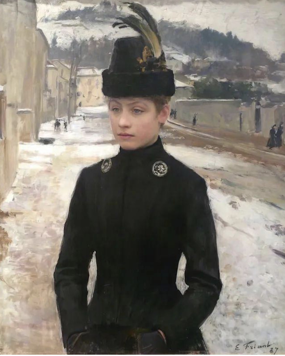 法国油画相当成熟