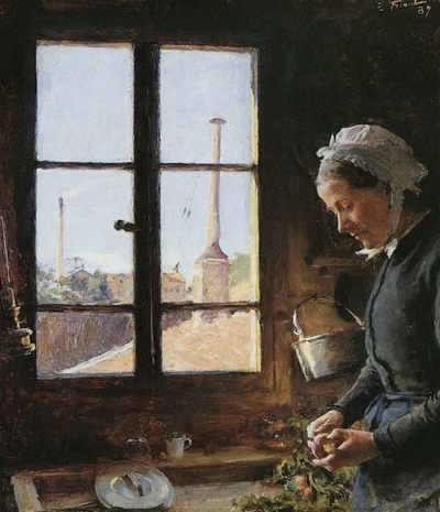 法国油画相当成熟