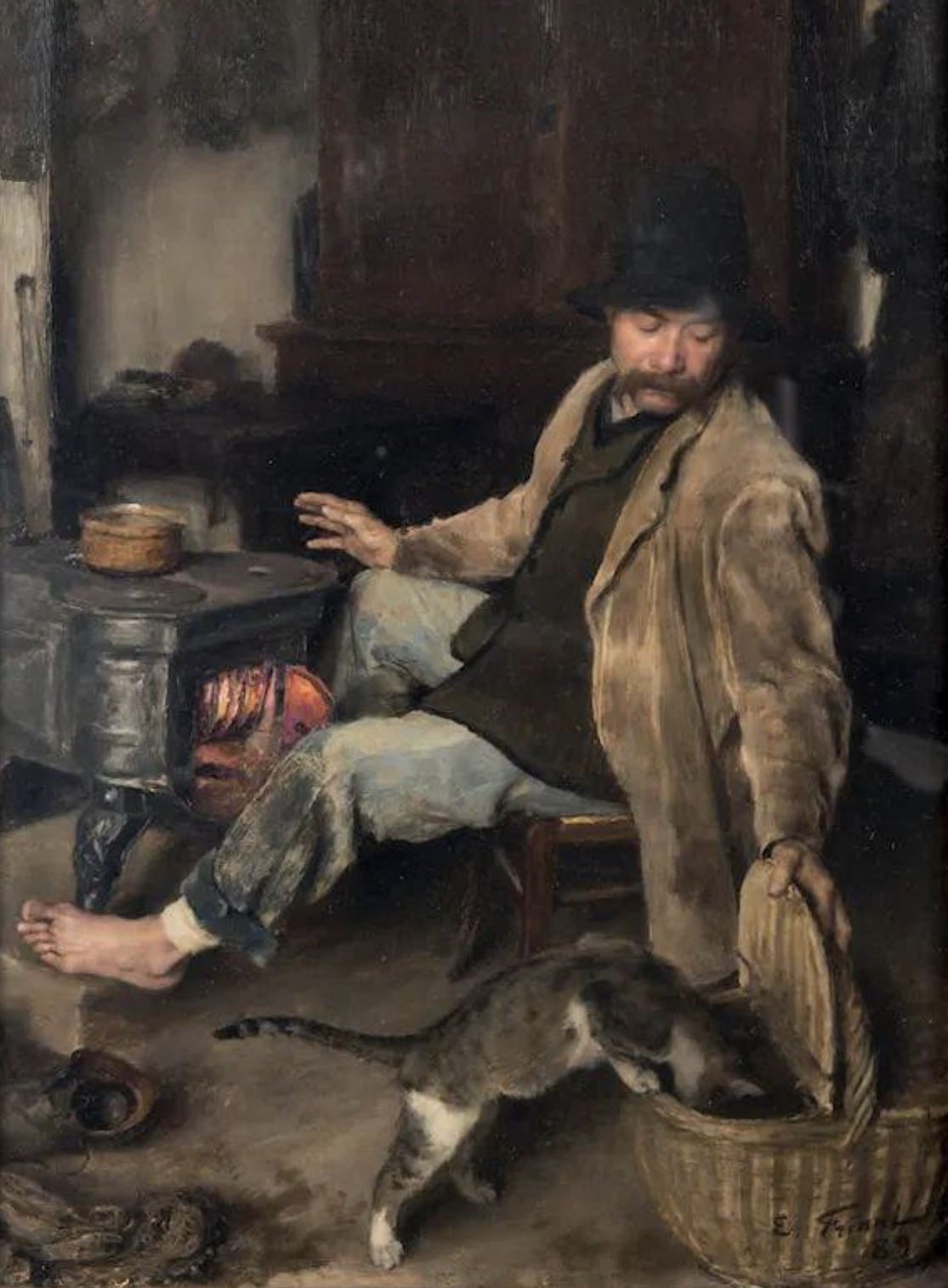 法国油画相当成熟