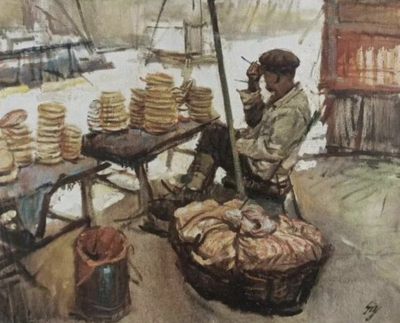 申木养的油画新疆风情