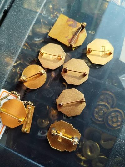 美国老徽章 医疗志愿者奖章 铜章