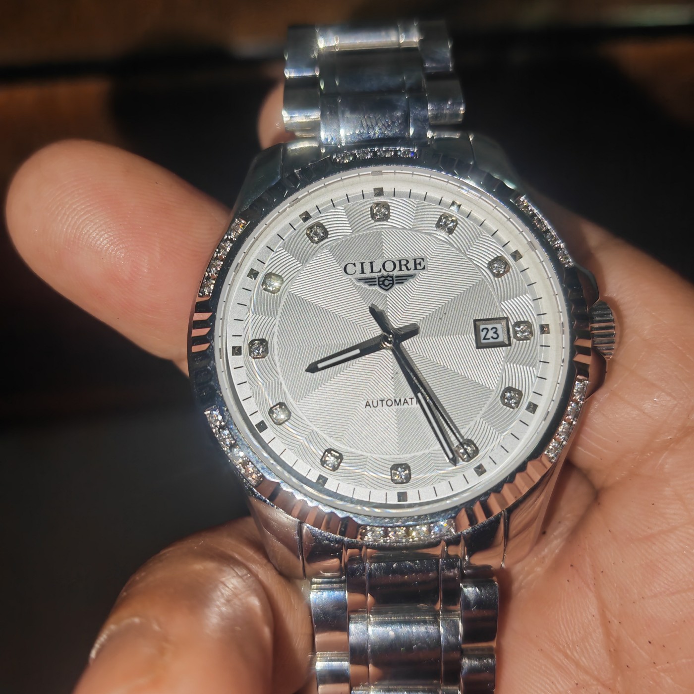 原装西罗进口瑞士机械表，99新只带了一次，走时准900元出售，喜欢的联系