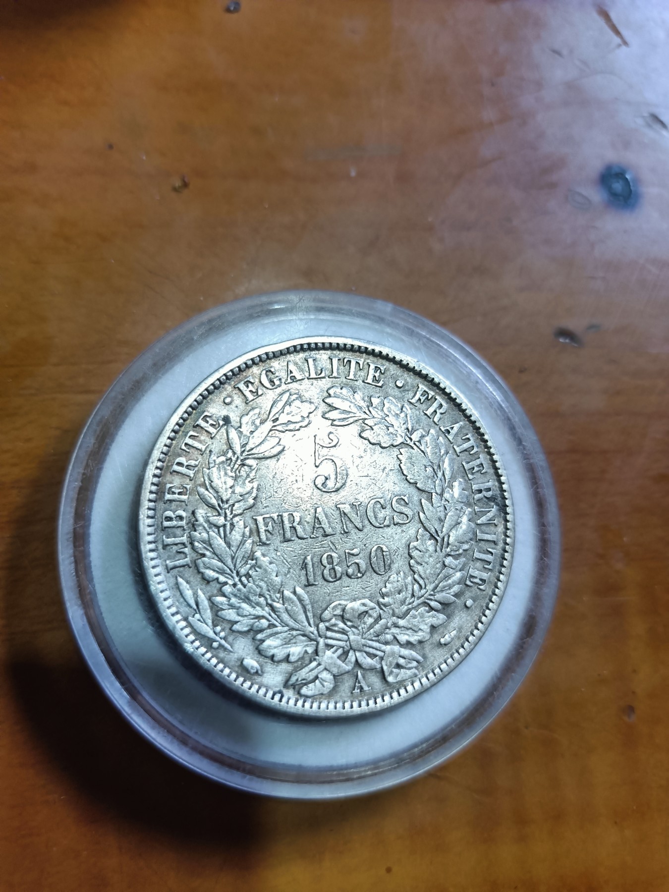 法国谷物女神1850法郎银币