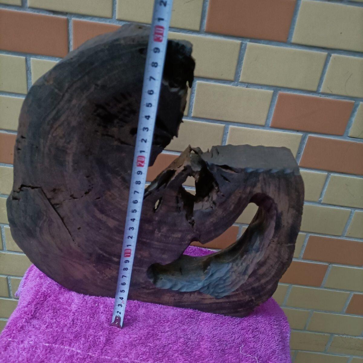 旧藏一件晚清越南芽庄老料原木沉香雕件摆件