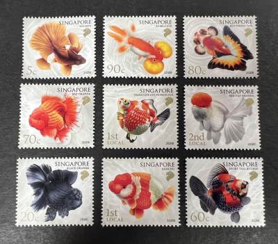 新加坡金鱼邮票