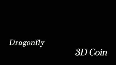 世界第一枚仿真昆虫3D立体银币喀麦隆2024年蜻蜓纪念币