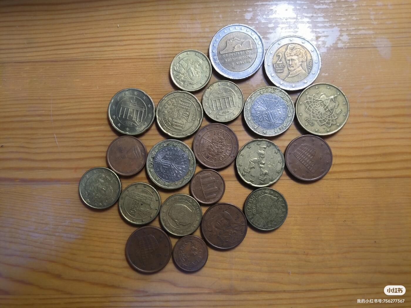 出各国欧元硬币