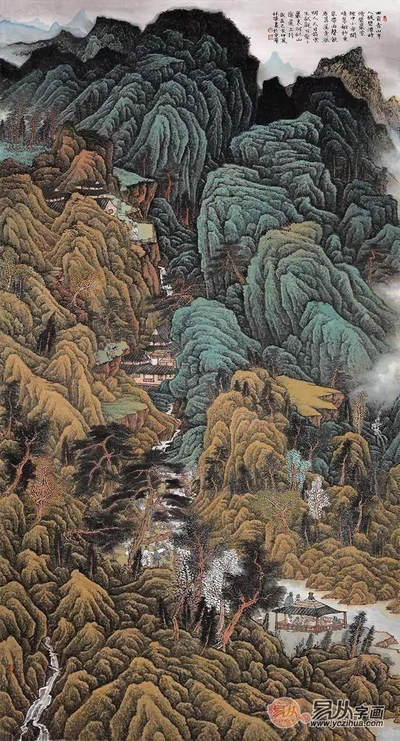 当代名家名作：张林荣山水画 典雅魅力十足