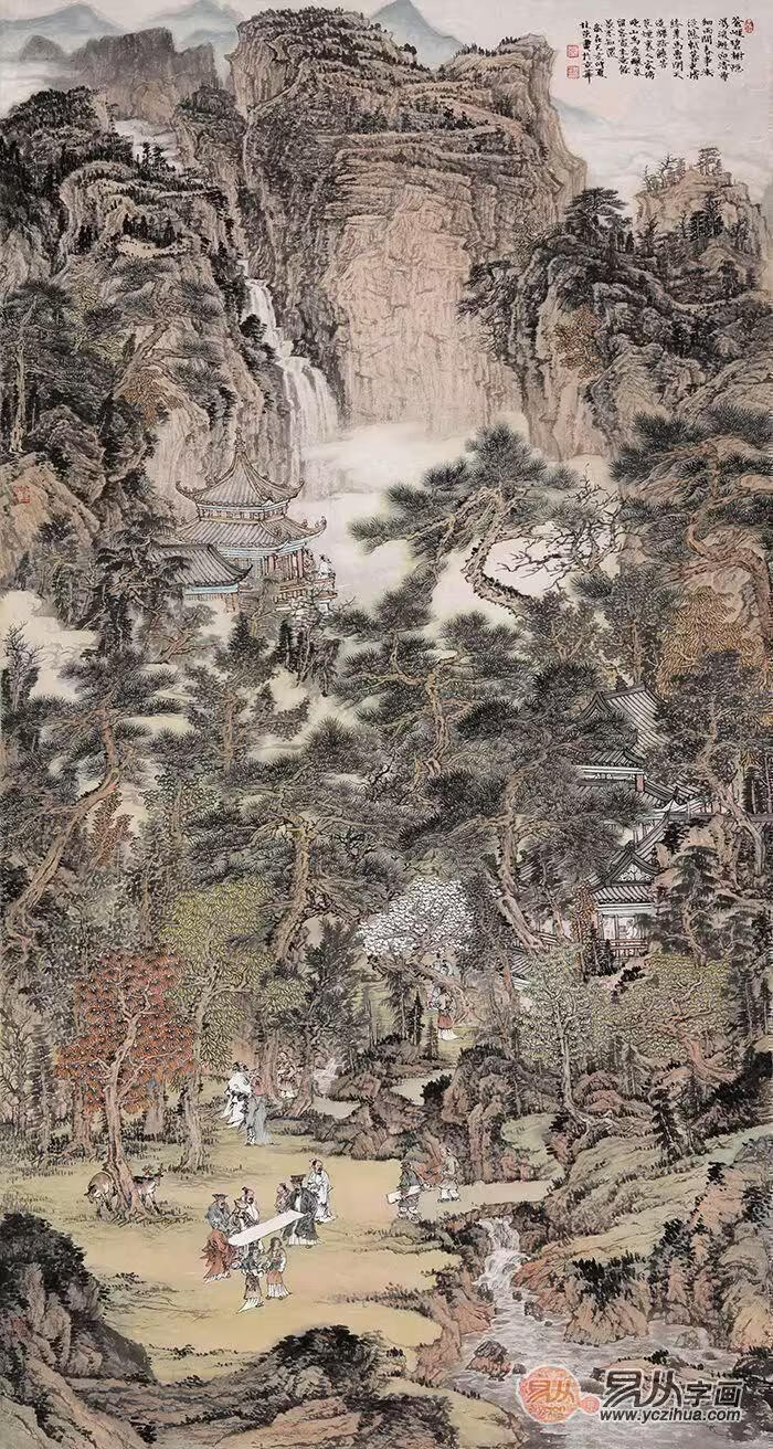 当代名家名作：张林荣山水画 典雅魅力十足