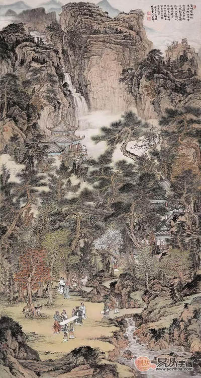 当代名家名作：张林荣山水画 典雅魅力十足