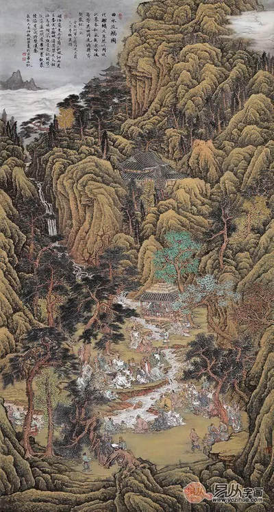 当代名家名作：张林荣山水画 典雅魅力十足