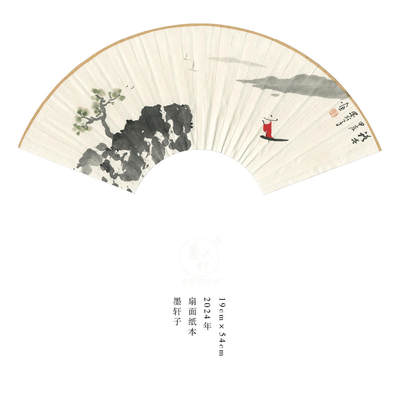 墨轩子-当代禅意画家