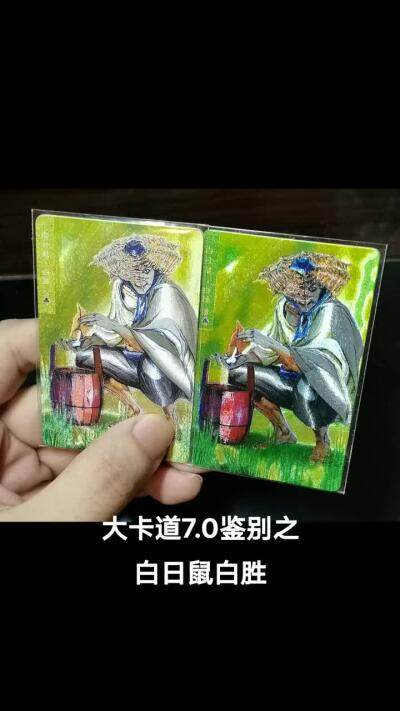 小浣熊水浒卡鉴别之白日鼠白胜