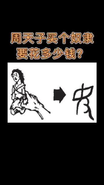 周天子买个奴隶要花多少钱？