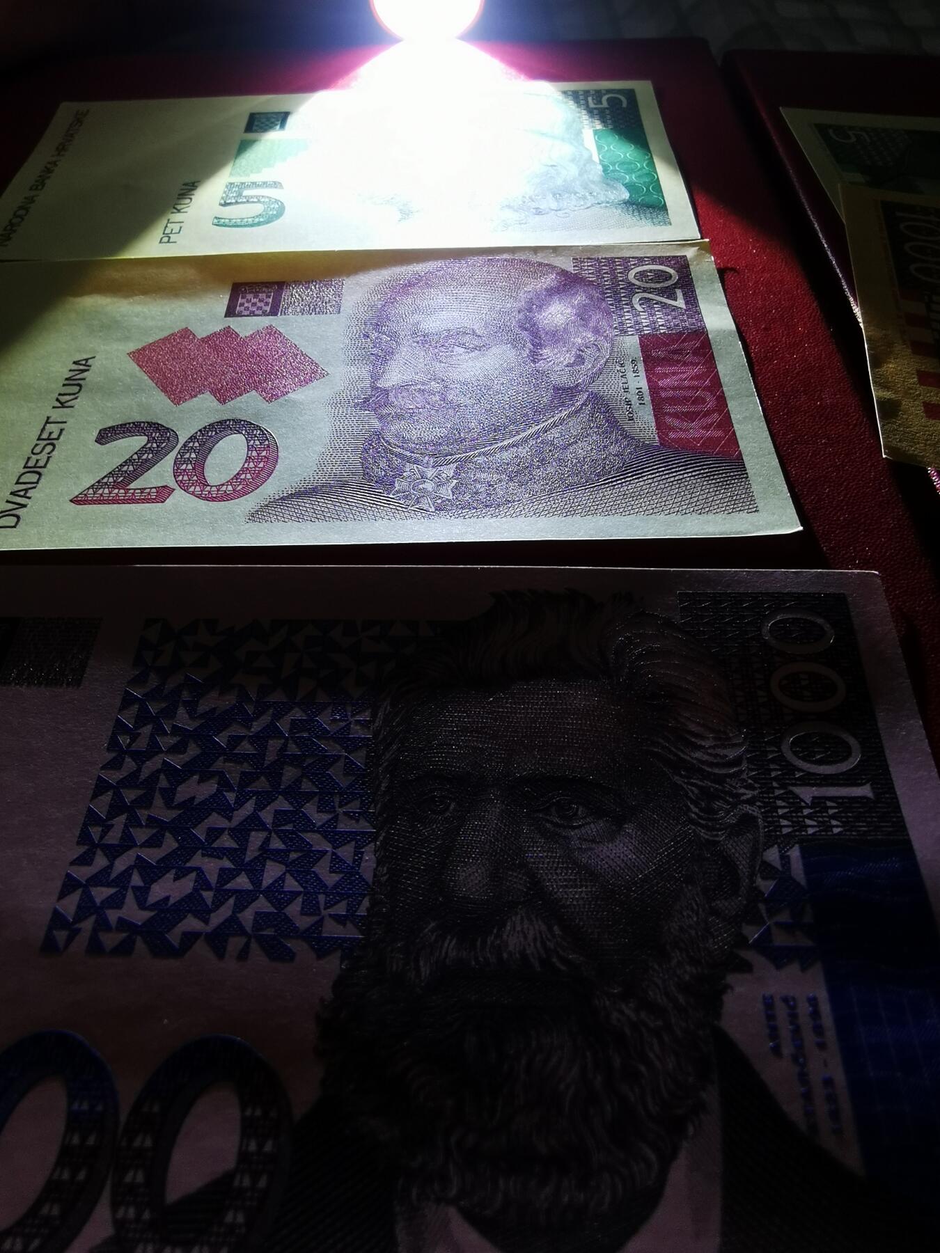 克罗地亚三对单面印样