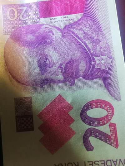 克罗地亚三对单面印样