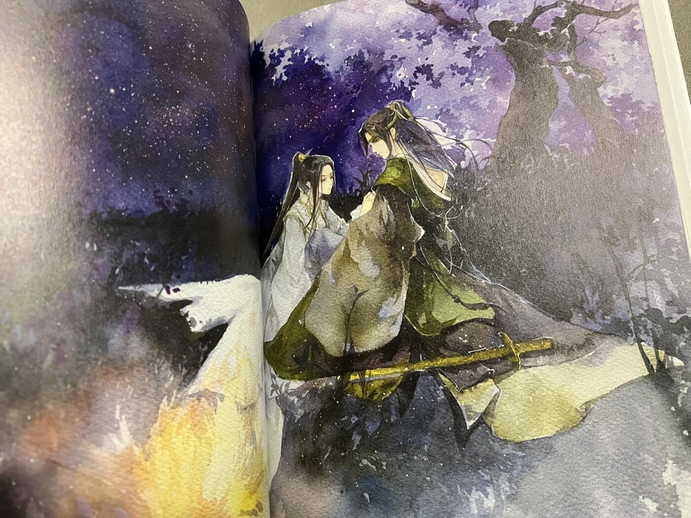 【骨鸟】何何舞老师签绘书～