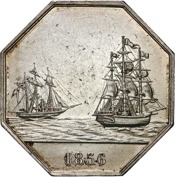 法国八角，航海币