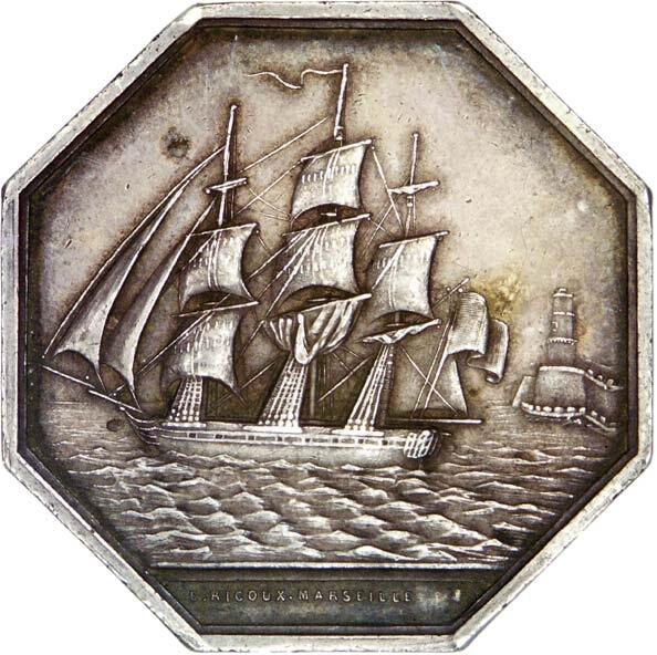 法国八角，航海币