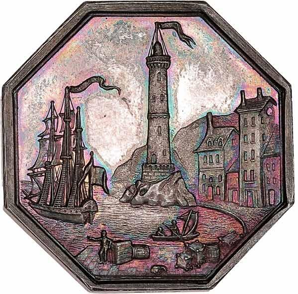 法国八角，航海币