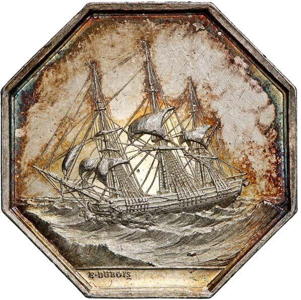 法国八角，航海币