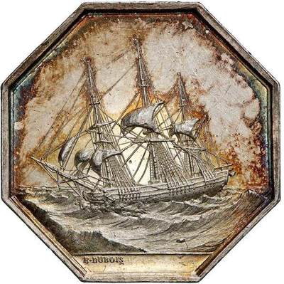 法国八角，航海币