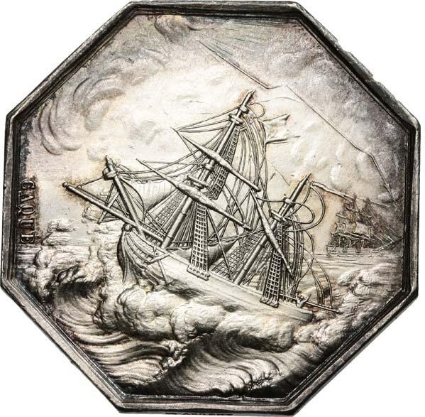 法国八角，航海币